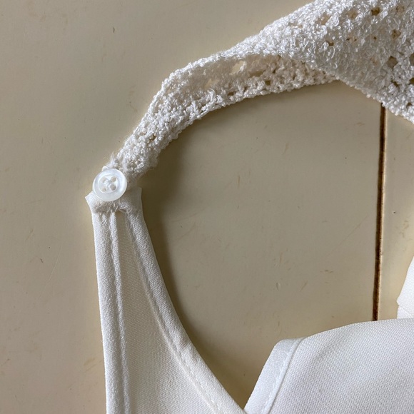 A.L.C Crochet- Paneled Crepe Dress - Picture 9 of 10